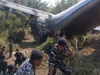 Nehoda mjanmarského vojenského lietadla