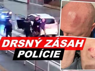 VIDEO DRSNÝ ZÁSAH POLÍCIE