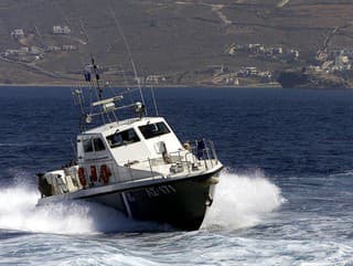 Grécka pobrežná stráž zachránila