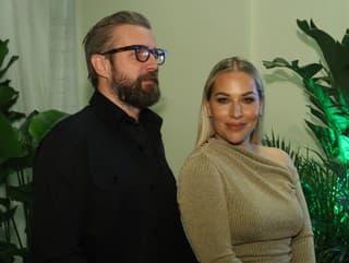 Dominika Cibulková s manželom