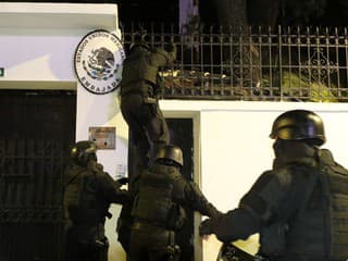 Policajná razii na ambasáde