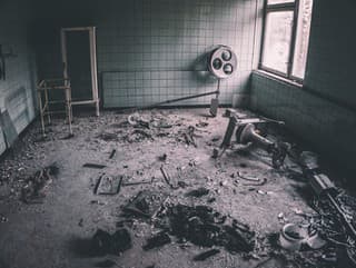 Opustená zubná ambulancia v