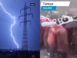 Tureckú Ankaru postihlo nepriaznivé počasie. Obyvatelia mesta bojujú so záplavami či padajúcimi krúpami. Doprava metra je odstavená a v niektorých častiach mesta vypadla elektrina.