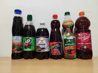 TEST sirupov s príchuťou