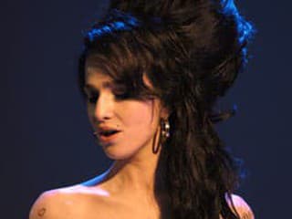 Marisa Abela ako Amy Winehouse vo filme Back to Black, 2024