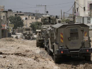 Izraelské jednotky v stredu