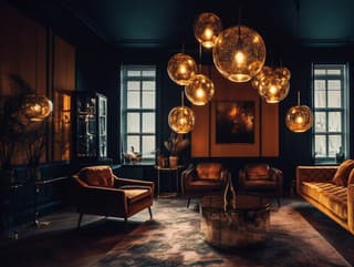 Okázalý glamour štýl v