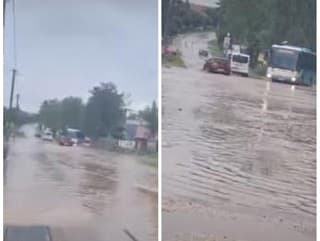 Na Slovensku udreli silné dažde: FOTO Podhájska sa ocitla pod vodou! Búrky nekončia, TOTO nás čaká