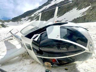 Slovenská inšpekcia životného prostredia preverí prelet vrtuľníka, ktorý spadol vo Vysokých Tatrách