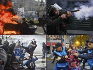 V Argentíne zúria násilné