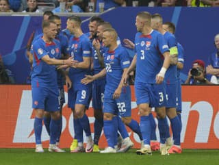 Slovenská radosť po góle