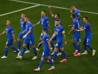 Gólová eufória hráčov Slovenska
