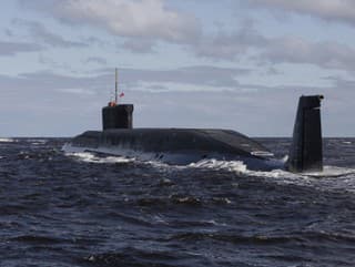 Ruská ponorka Yuri Dolgoruky.