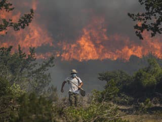 Lesný požiar v Kalifornii