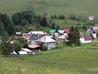 Malebnej obci na strednom