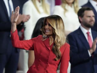 Melania Trumpová na zjazde