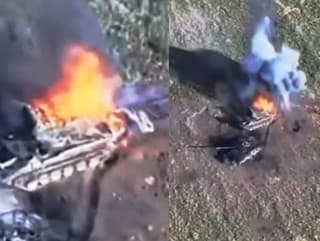 Ukrajinský dron zničil na