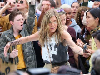 Jennifer Aniston na proteste