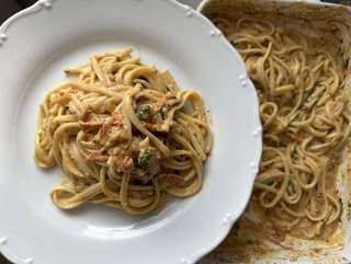 Recept na krémové rezance