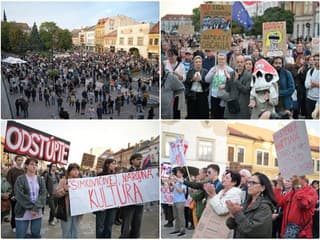 Ľudia opäť protestovali: Tentokrát