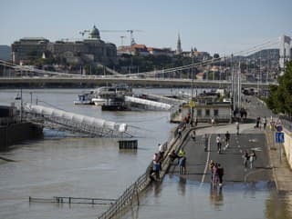 Dobré správy: Dunaj na úseku nad Budapešťou intenzívne klesá