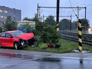 Dopravná nehoda na železničnom