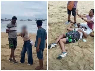 Dráma na populárnej pláži! VIDEO Thajčan zbil indického turistu do bezvedomia: Sexuálne obťažoval jeho manželku