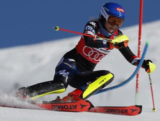 Mikaela Shiffrinová na trati