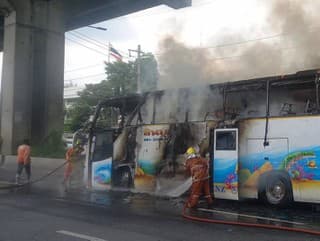 V Thajsku horel autobus