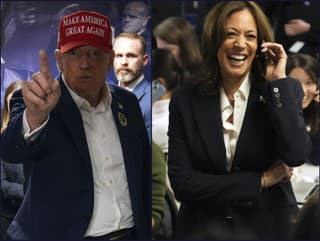 Donald Trump a Kamala