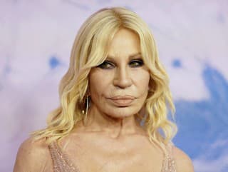 Módna návrhárka Donatella Versace.