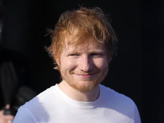 Britský spevák Ed Sheeran.