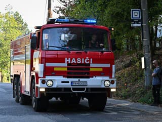 Hasiči a policajti z