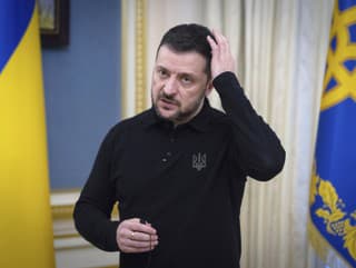 Ukrajinský prezident Volodymyr Zelenskyj.
