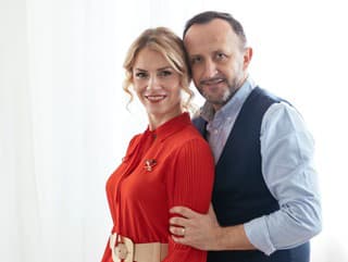 Ondrej Kandráč s manželkou
