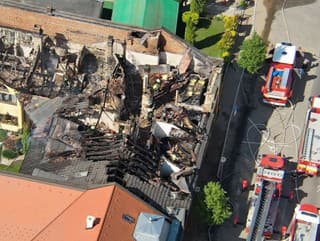 Požiar štyroch rodinných domov