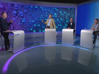 Politická diskusia na ČT24.