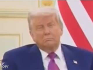 Donald Trump počas stretnutia