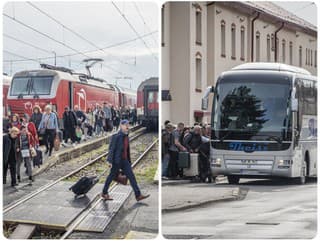 MIMORIADNE Vlakové spojenie medzi