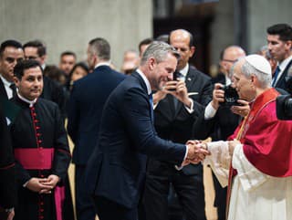 Prezident Pellegrini a pápež