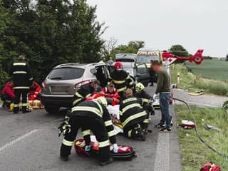 Dopravná nehoda pri obci