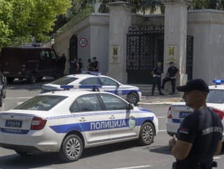 Srbskí policajti zablokovali dopravu