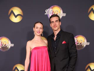 Adam Bardy s manželkou