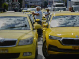 V Aténach štrajkujú taxikári