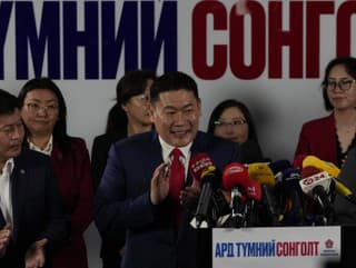 Mongolský premiér Oyun-Erdene Luvsannamsrai