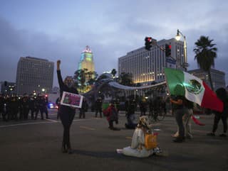 Protesty v Los Angeles
