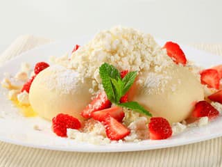 Tvarohové ovocné guľky ako