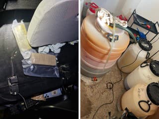 Heroín pod detskou autosedačkou