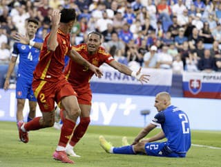 Na snímke gólová radosť