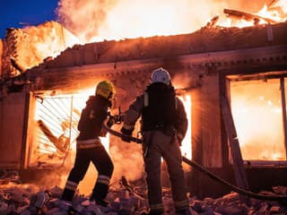 Útočiace drony zasiahli obytné